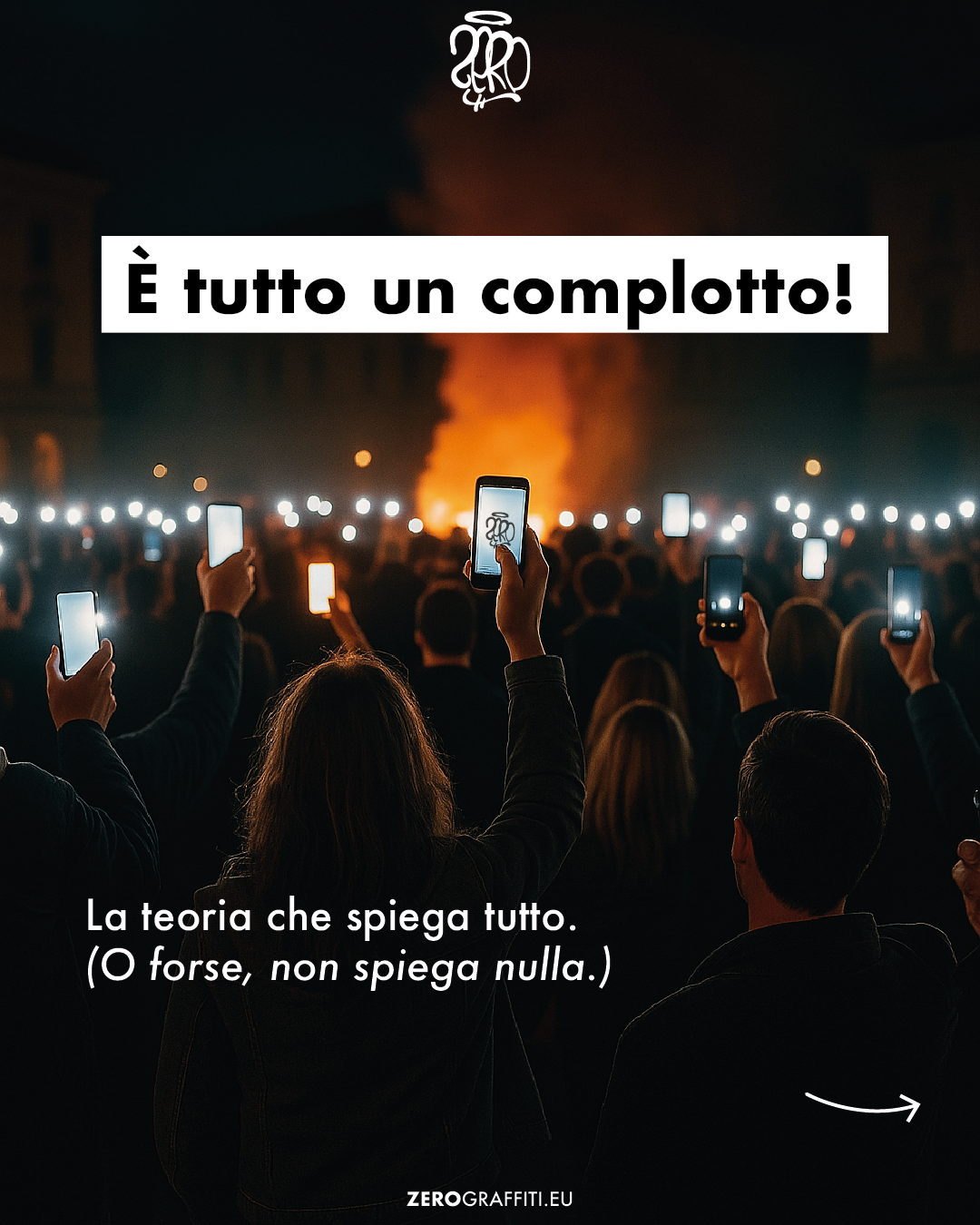 “È tutto un complotto!” Sottotitolo: La teoria che spiega tutto. (O forse, non spiega nulla.)
