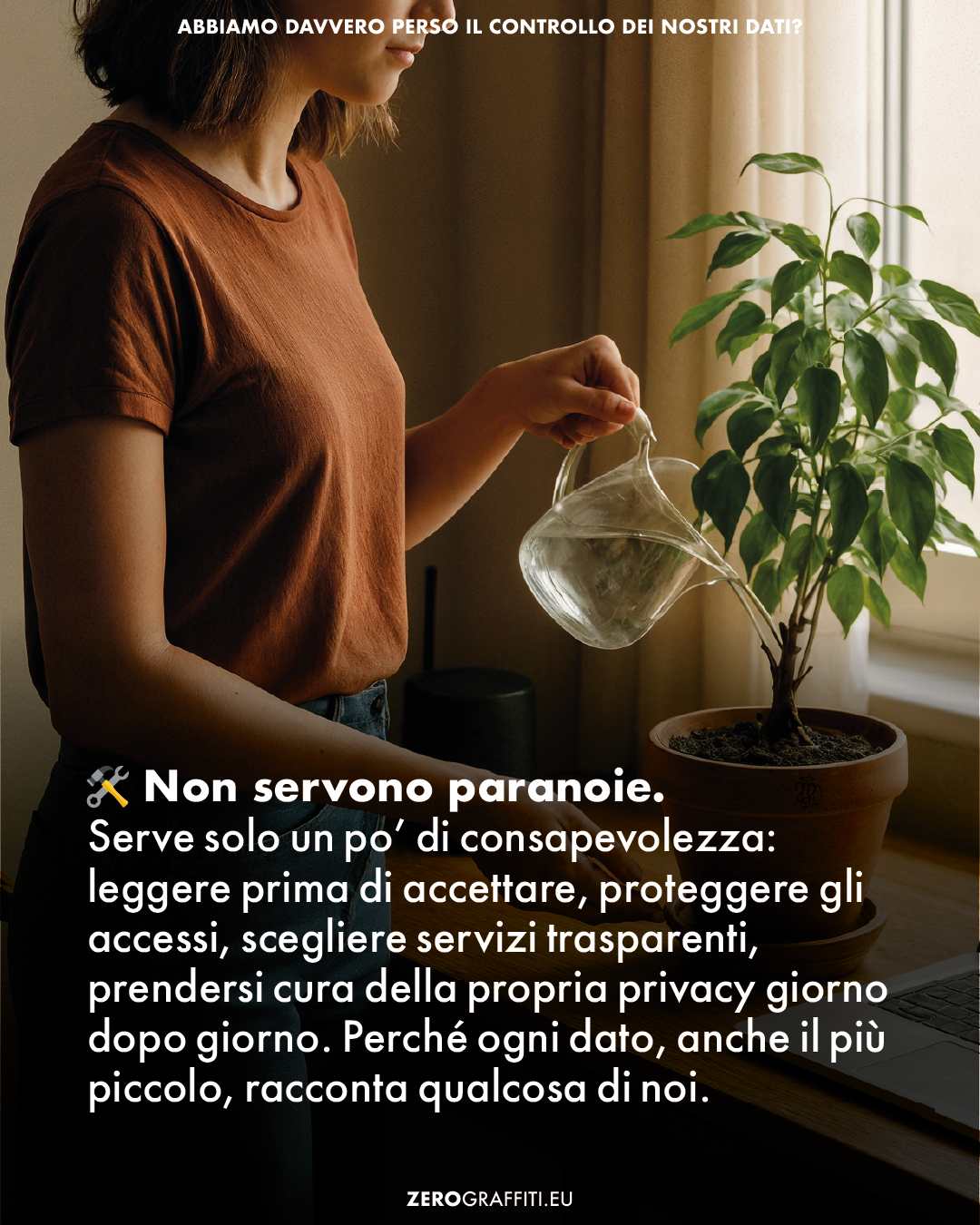 🛠️ Non servono paranoie. Serve solo un po’ di consapevolezza: leggere prima di accettare, proteggere gli accessi, scegliere servizi trasparenti, prendersi cura della propria privacy giorno dopo giorno. Perché ogni dato, anche il più piccolo, racconta qualcosa di noi.