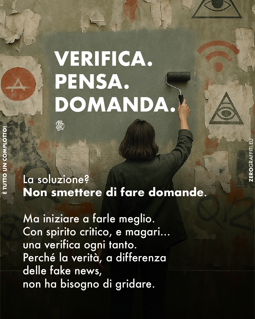 La soluzione? Non smettere di fare domande. Ma iniziare a farle meglio. Con spirito critico, e magari… una verifica ogni tanto. Perché la verità, a differenza delle fake news, non ha bisogno di gridare.