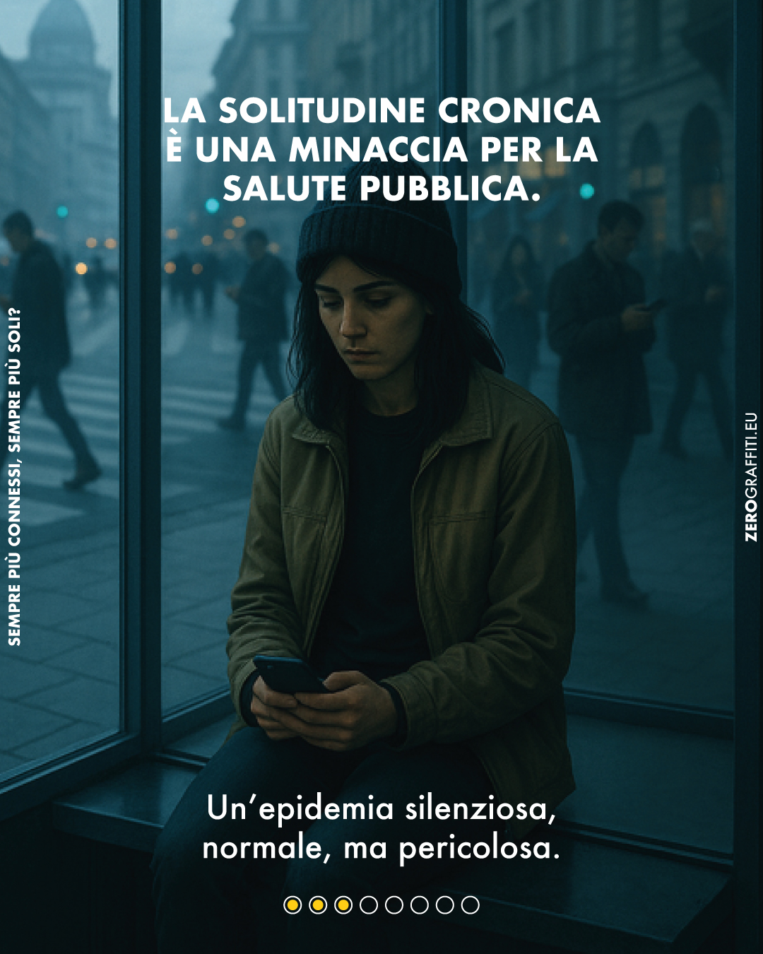 La solitudine cronica è una minaccia per la salute pubblica. Un’epidemia silenziosa, normale, ma pericolosa.
