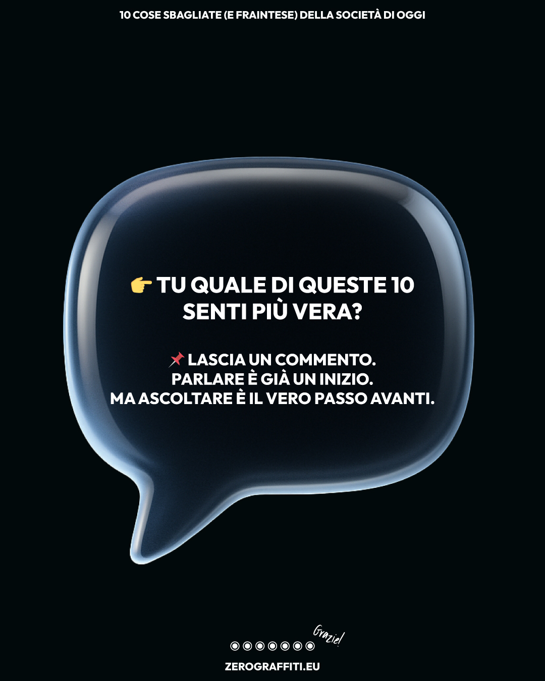 👉 Tu quale di queste 10 senti più vera? 📌 Lascia un commento. Parlare è già un inizio. Ma ascoltare è il vero passo avanti.